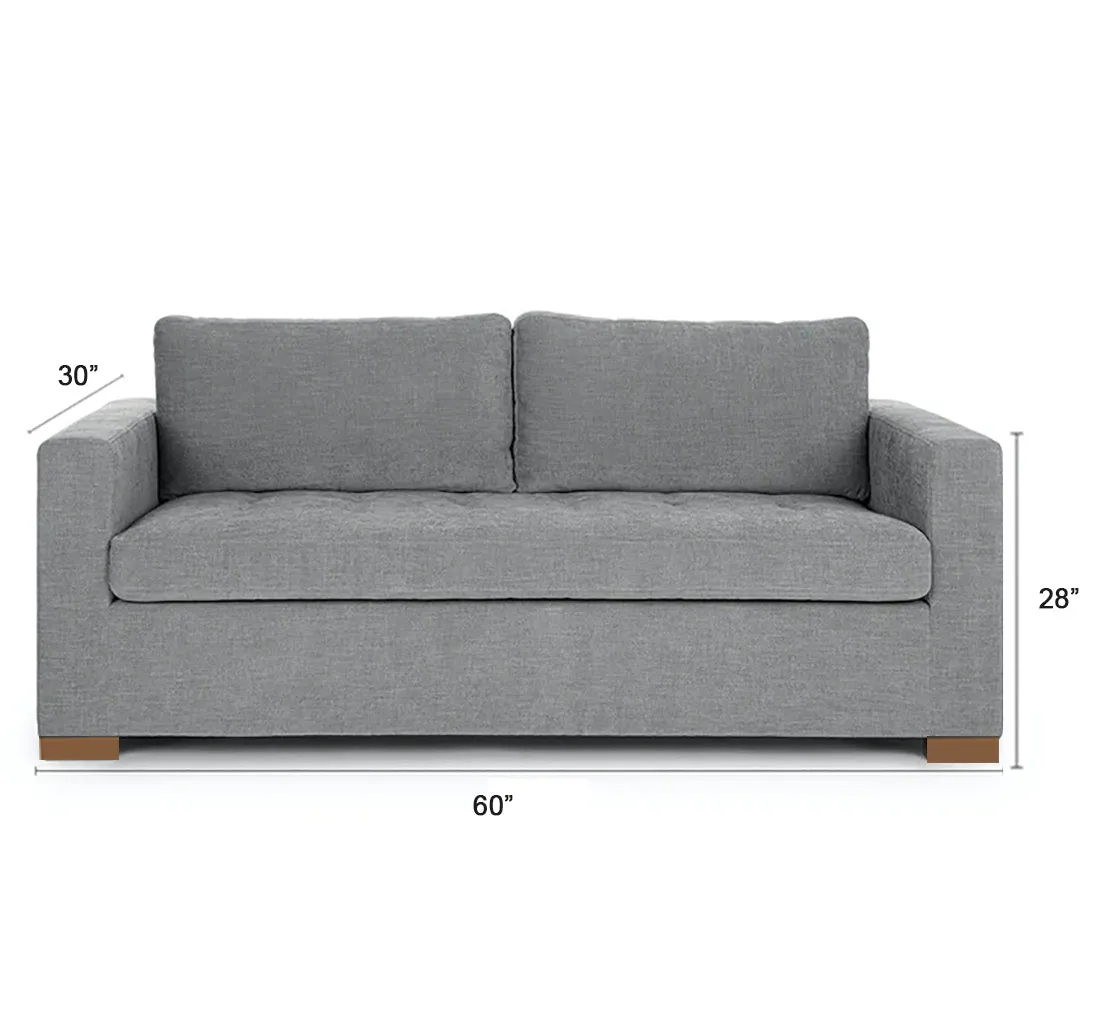 Wooden Charm Unveiled: Canary 2 Seater Sofa For Living Room | Wooden 2 seater sofa sets