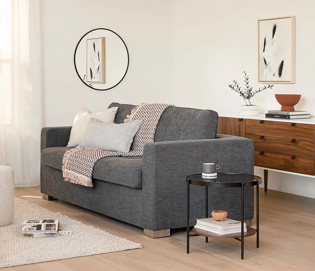 Wooden Charm Unveiled: Canary 2 Seater Sofa For Living Room | Wooden 2 seater sofa sets