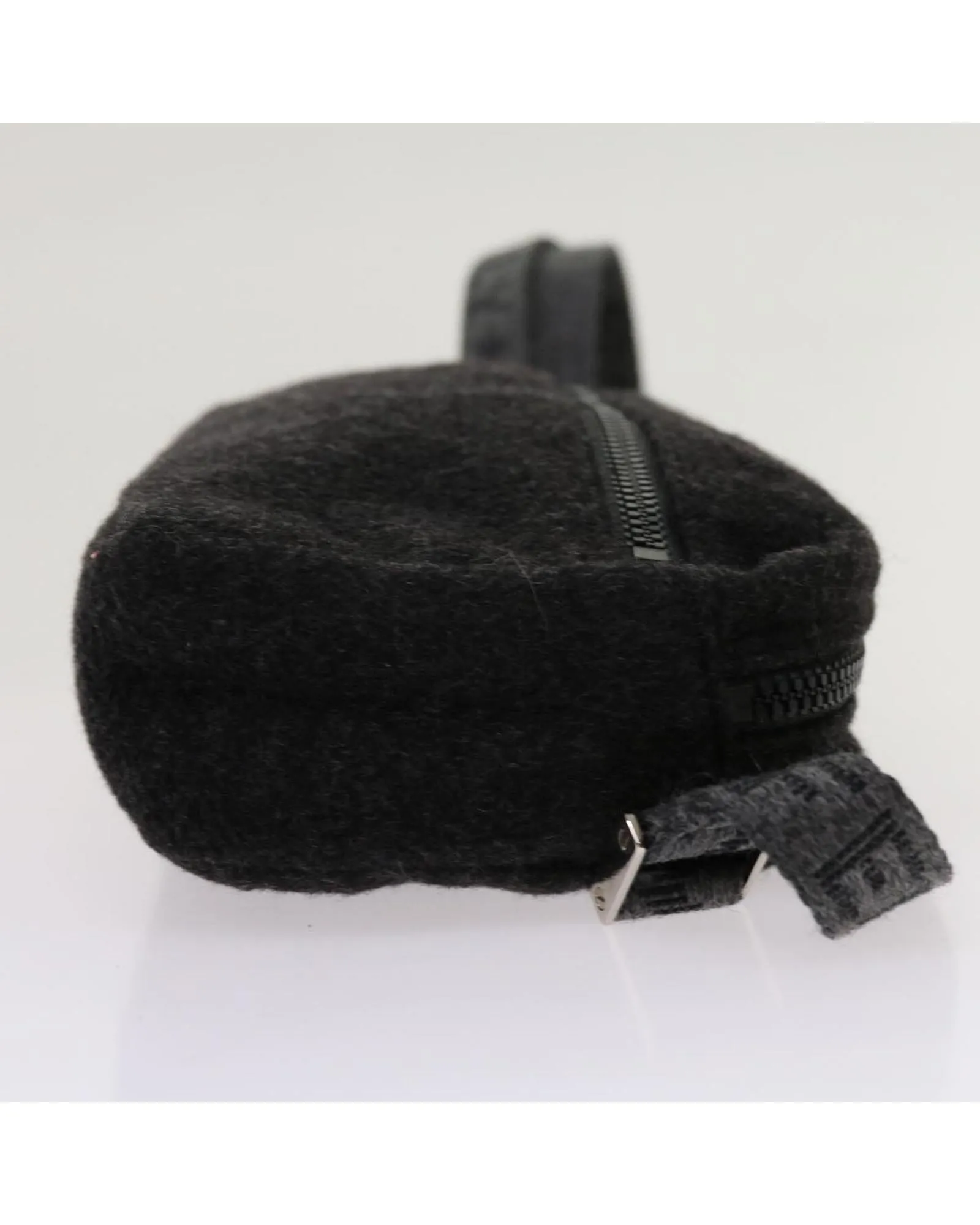 Wool Gray Body Bag by Italian Designer