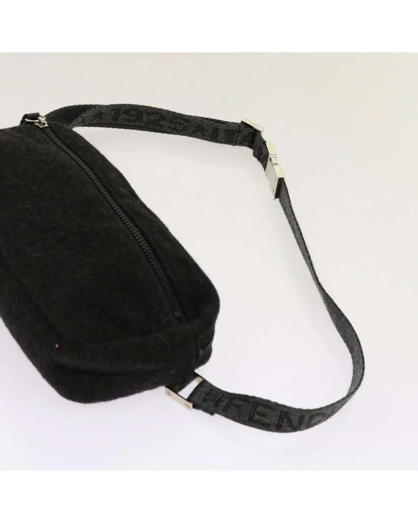 Wool Gray Body Bag by Italian Designer