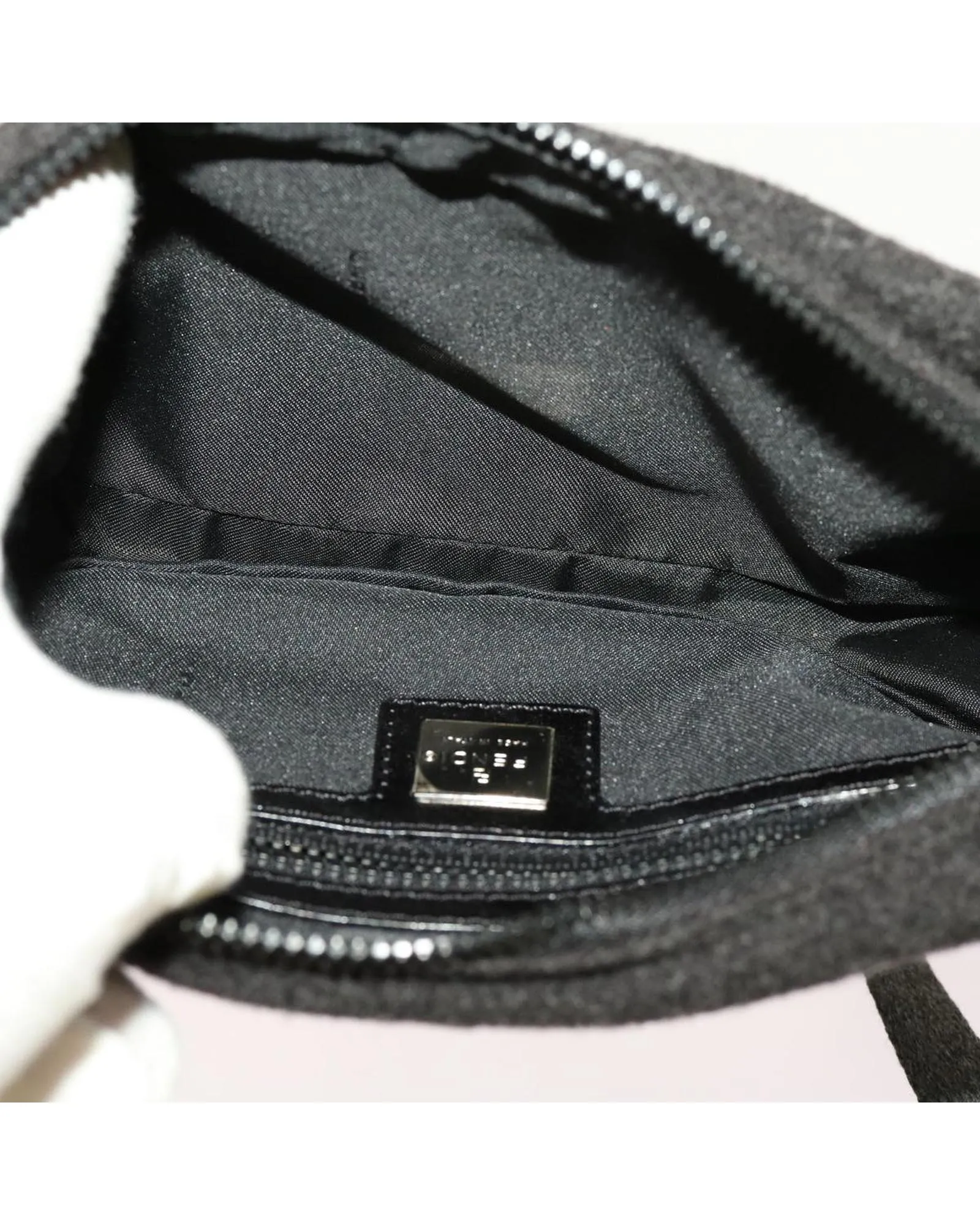 Wool Gray Body Bag by Italian Designer