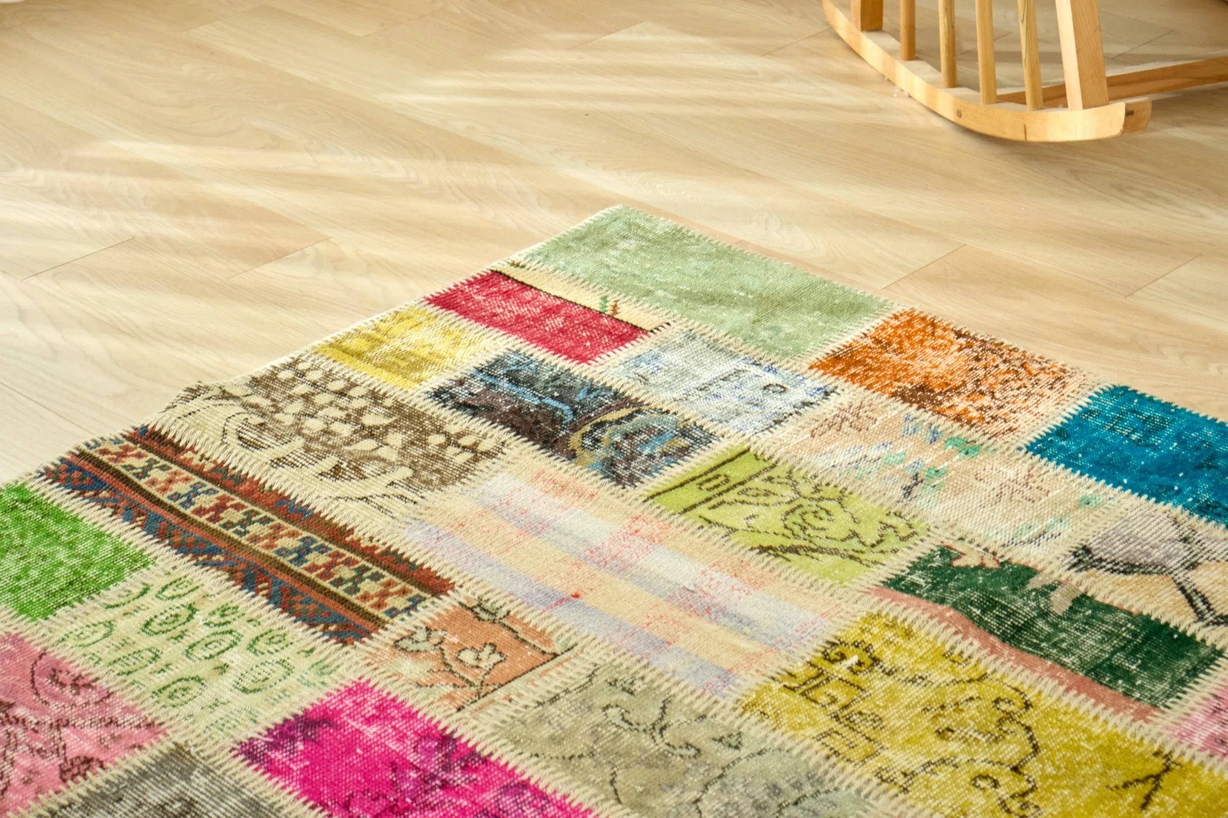 Zarya - Vintage Turkish Patchwork Rug